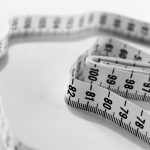 tape measure as a visual representation of diet mentality