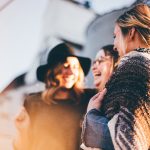 group of friends laughing