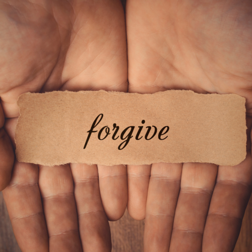 paper saying Forgive